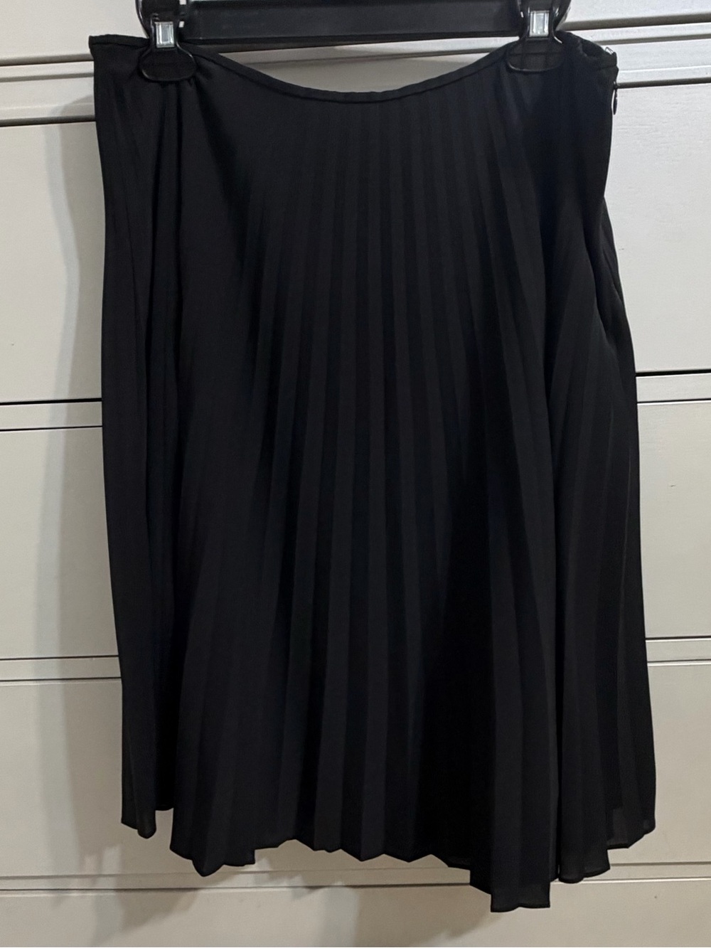 Theory Black Pleated Women's Skirt